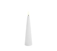 Uyuni Lighting - Vela Cónica LED 5,8x21,5 cm Nordic Blanco/Smooth
