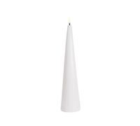 Uyuni Lighting - Vela Cónica LED 6,8x30 cm Nordic Blanco/Smooth