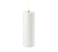 Uyuni Lighting Vela gruesa LED Uyuni blanco Ø5 cm 14.5 cm
