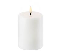 Uyuni Lighting Vela gruesa LED Uyuni blanco Ø7.8 cm 10.1 cm