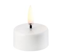 Uyuni Lighting Vela pequeña LED Uyuni blanca Ø3.9 × 2.1 cm