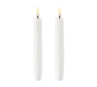 Uyuni Lighting Velas cónicas Uyuni LED blancas. 2-pack 15.5 cm