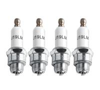 UYUYong 4 Pieza Bujía de Encendido Rj19lm Bujía de 4 Tiempos Cortacésped Bujías Encendido Estándar de Repuesto para Champion Rj19lm BR2LM para Cortadoras de Césped Separadores Cultivadores Generadores
