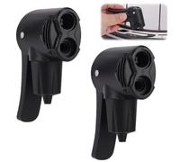 UYVPAER 2 Piezas Cabezal De Bomba Universal Para Bomba De Aire, Bomba De Pie, Bomba De Bicicleta, Cabezal Doble, Compatible Con Beto, Radkoo - Doble Cabezal Con Palanca De Bloqueo
