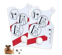 UYVPAER 2 Tarjetas De Garrapatas Con Lupa, Tarjeta De Báscula Para Garrapatas Con Lupa, Limpieza Rápida De Garrapatas, Tarjeta De Garrapatas Para Personas, Niños, Perros, Gatos