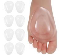 UYVPAER 4 Pares Almohadilla Metatarsal Almohadillas Redondas Amortiguadoras Para El Metatarso, Cojín De Pie Almohadillas De Talón Para Zapatos,Plantillas De Zapatos Con Tacón Alto