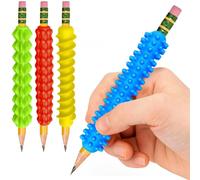 UYVPAER 4 Piezas Mordedor Autismo, Fundas De Silicona Texturizada Para Lápiz, Para Aliviar El Estrés, Mejorar El Enfoque