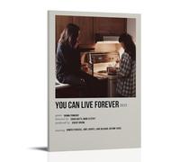 UYYRHRHRHHH Póster de lienzo con texto en inglés "You Can Live Forever3" (50 x 75 cm), estilo marco