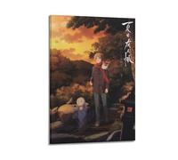 UYYRWEQRTR Natsume's Book of Friends1 - Póster estético para pared, pintura decorativa, lienzo vintage para sala de estar, dormitorio, 30 x 45 cm, estilo marco