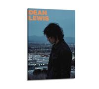 UYYRWEQRTR Póster estético de Dean Lewis para pared, pintura decorativa, lienzo vintage para sala de estar, dormitorio, 60 x 90 cm, estilo marco