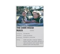 UYYRWEQRTR Póster estético de las reglas de la casa de la sidra, arte decorativo para pared, lienzo vintage para sala de estar, dormitorio, 40 x 60 cm, estilo sin marco