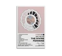 UYYRWEQRTR Póster estético de The Divine Feminine de Mac Miller, póster decorativo para pared, lienzo vintage para sala de estar, dormitorio, 40 x 60 cm, estilo sin marco