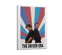 UYYRWEQRTR Póster estético de The Driver Era, pintura decorativa para pared, lienzo vintage para sala de estar, dormitorio, 40 x 60 cm, estilo marco