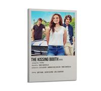 UYYRWEQRTR Póster estético de The Kissing Booth para pared, pintura decorativa, lienzo vintage para sala de estar, dormitorio, 60 x 90 cm, estilo marco