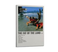 UYYRWEQRTR Póster estético de The Prodigy The Fat Of The Land, pintura decorativa para pared, lienzo vintage para sala de estar, dormitorio, 40 x 60 cm, estilo marco