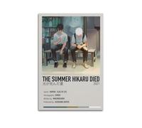 UYYRWEQRTR Póster estético de The Summer Hikaru Died, pintura decorativa para pared, lienzo vintage para sala de estar, dormitorio, 30 x 45 cm, estilo sin marco