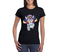 UZ Design Camiseta Arale Mujer Chica Niña Dr Slump Manga Anime Dibujos Animados Años 90, Mujer - XL Grande