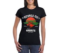 UZ Design Camiseta Miyagi Do Mujer Niño Fan Art Cobra Kai Karate Kid Peliculas 80, Mujer - L Grande