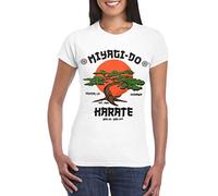 UZ Design Camiseta Miyagi Do Mujer Niño Fan Art Cobra Kai Karate Kid Peliculas 80, Mujer - M