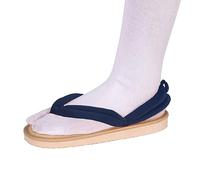UZAIN Anime Kimetsu no Yaiba Cosplay Clog Zapatos Kamado Tanjirou Shinobu Cosplay Sandalia Prop Oshitari con calcetines, Azul oscuro, 8.5-9.5 Women/7-8 Men