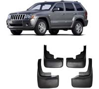 UZAM 4Piezas Coche Guardabarros para Jeep Grand Cherokee 2005-2010, Delanteros Traseros Faldillas antibarro antisalpicaduras,Instalación Sencilla