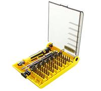 UZAMAS 45-en-1 Destornillador de precisión kit de herramientas Desmontaje compacto Bits de reparación con barra de extensión flexible en organizador Funda para computadora portátil Productos