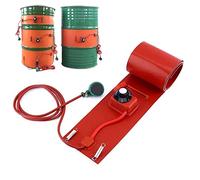 UZAMIRLEX Calentador De Tambor, Calentador de Silicona for bidones y barriles con termostato Ajustable de 30 a 130 °C(200L 1740x125 1000W)