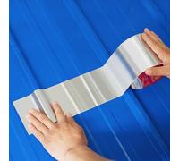 UZAMIRLEX Cinta para Grietas de Asfalto, Cinta autoadhesiva Impermeable for reparación de Asfalto Modificado con lámina de Aluminio, Varios tamaños(80cm x 4m(2.6ft x 13.1ft))