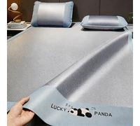 UZAMIRLEX Colchón refrescante de bambú, Juego de tapetes de refrigeración Plegables, Seda de Hielo Transpirable, Paquete de 2, Multicolor, Varios tamaños(Blue3,180 * 200cm/70.8 * 78.7in)