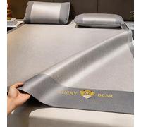 UZAMIRLEX Colchón refrescante de bambú, Juego de tapetes de refrigeración Plegables, Seda de Hielo Transpirable, Paquete de 2, Multicolor, Varios tamaños(Gray1,100 * 200cm/39.4 * 78.7in)