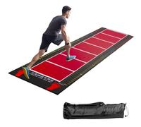 UZAMIRLEX Colchoneta de Salto de pie, Colchonetas for Saltar la Cuerda, for Entrenamiento físico en Interiores y Exteriores, for Pruebas de Salto de Longitud(80cm x 350cm (2.6 X 11.5ft))