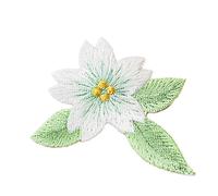 UZAMIRLEX Costura Bordado en Parches, Parches Bordados Chinos con Forma de Flor de Sakura, for Planchar o Coser. Paquete de 10 Unidades en Varios tamaños.(05-5.3x4.1cm)