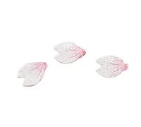 UZAMIRLEX Costura Bordado en Parches, Parches Bordados Chinos de Flor de Sakura for Coser o Planchar, Varios tamaños, Paquete de 10(13(3pcs)- 1.1x1.8cm)