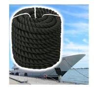 UZAMIRLEX Cuerda de Amarre de Nailon, Líneas de Muelle de Nailon Trenzado de Tres Hilos 12-24 mm 10-100 m for atraque y Amarre(18mm/0.71",50m)