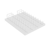 UZAMIRLEX Expositor de Azulejos, De Acero Todo Junto ningún tamaño múltiple Multicolor del Soporte de exhibición de la Teja de la instalación(White,M)