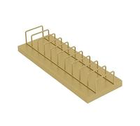 UZAMIRLEX Expositor de Azulejos, De Acero Todo Junto ningún tamaño múltiple Multicolor del Soporte de exhibición de la Teja de la instalación(Gold,S)