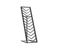 UZAMIRLEX Expositor de Azulejos, Soporte de exhibición de Azulejos de Porcelana de Piso de Doble Cara de Metal for muestras de Materiales de construcción tamaños múltiples Negros(20.8x10.6x55.1in)