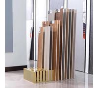 UZAMIRLEX Expositor de Azulejos, Soporte de exhibición de Muestra de mármol y baldosas de Metal Multicolor(Gold)