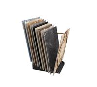 UZAMIRLEX Expositor de Azulejos, Tamaños múltiples del Soporte de exhibición de la Muestra de la losa de mármol del Piso de Madera de la Teja(59 * 43 * 33cm)