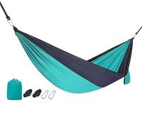 UZAMIRLEX Hamaca Colgante, Hamaca portátil de Nailon 210T, 290 x 180 cm, 150 kg