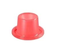 UZAMIRLEX Junta de Sellado de Grifo, Juntas de Silicona for Grifo, Multicolor, 25 mm, Paquete de 10(Red,10PCS-25 MM)