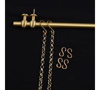 UZAMIRLEX Kit para Colgar Cuadros, Sistema for Colgar Cuadros con Varilla de latón y Cadena Dorada de Varios tamaños(190cm/74.8in/6.2ft)