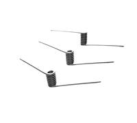 UZAMIRLEX Muelle de Torsión, 4 Piezas de Clip de Pan, Resorte de torsión, Longitud de Acero de 75 mm, Resorte de torsión de Acero Inoxidable(75MM 1.5mm)