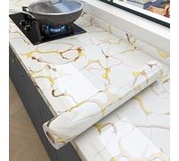 UZAMIRLEX Papel Pintado Mármol, Papel de Contacto Autoadhesivo de mármol, Varios tamaños Multicolores(Style B,60cm*5m)