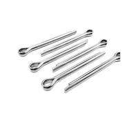 UZAMIRLEX Pasador de chaveta Partido, Abrazadera Dividida con Pasador de chaveta de Resorte en Forma de U de Acero Inoxidable 304 for Coche Tractor, Paquete múltiple(14mm,6.3mm (5pcs))