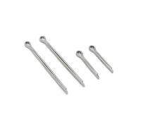 UZAMIRLEX Pasador de chaveta Partido, Horquillas for el Cabello con chaveta de Resorte con Abrazadera Dividida en Forma de U de Acero Inoxidable 304, M1-M10(100mm,50pcs M1.5)