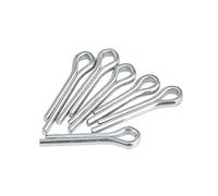 UZAMIRLEX Pasador de chaveta Partido, Pin de chaveta de Resorte Dividido en Forma de U de Acero al Carbono, Clip for Coche, Tractor, Paquete de 10/50 Uds. M1.5-M6(40mm,10pcs M5)