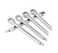 UZAMIRLEX Pasador de chaveta Partido, Pinza de Pelo con Pasador de Resorte en Forma de U de Acero Inoxidable 304, Abrazadera Dividida de M1-M6 for Coche y Tractor(70mm,M2 (50Pcs))