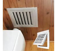 UZAMIRLEX Tapa de inspección, Puerta de revisión, Rejilla de Retorno con persianas de Aluminio con Rejilla de Filtro, Techo de Pared de Varios tamaños, Color Blanco(12x17.7in(30x45) cm)
