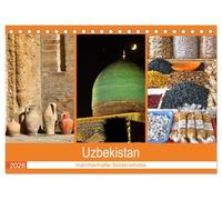 Uzbekistan - märchenhafte Seidenstraße (Tischkalender 2026 DIN A5 quer), CALVENDO Monatskalender: Moscheen und Minarette, farbenfrohe Basare, ... in ausdrucksstarken Fotos festhalten